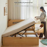 Oak, Beech solid wood Bear night light box bed<