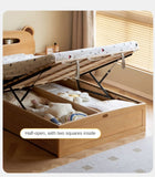 Oak, Beech solid wood Bear night light box bed<