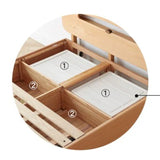 Oak, Beech solid wood Bear night light box bed<