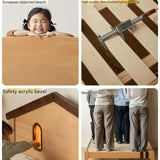 Beech, Poplar, Little House Kids Bed with 15min Delay Turning Off the Lights<