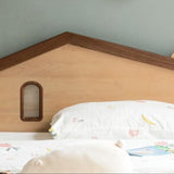 Beech, Poplar, Little House Kids Bed with 15min Delay Turning Off the Lights<