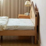 Beech, Poplar, Little House Kids Bed with 15min Delay Turning Off the Lights<