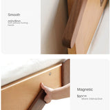 Beech, Poplar, Little House Kids Bed with 15min Delay Turning Off the Lights<