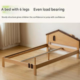 Beech, Poplar, Little House Kids Bed with 15min Delay Turning Off the Lights<