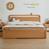 Beech solid wood Multi-functional with storage box bed<