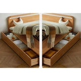 Beech solid wood Multi-functional with storage box bed<