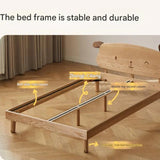 Oak solid wood Cute dog bed<