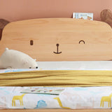 Oak solid wood Cute dog bed<