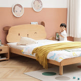 Oak solid wood Cute dog bed<