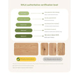 Oak solid wood Cute dog bed<