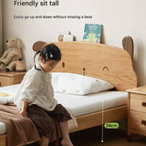 Oak solid wood Cute dog bed<