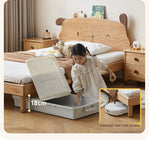 Oak solid wood Cute dog bed<