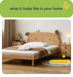 Oak solid wood Cute dog bed<