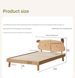 Oak solid wood Cute dog bed<