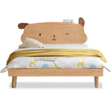 Oak solid wood Cute dog bed<