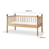 Oak solid wood Toddler Bed<