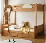 Oak solid wood Multi-functional Bunk Bed.