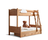 Oak solid wood Multi-functional Bunk Bed.