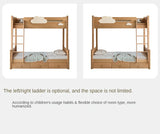 Oak solid wood Multi-functional Bunk Bed.