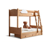 Oak solid wood Multi-functional Bunk Bed.