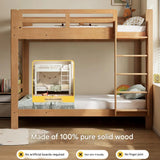 Beech, Birch Solid Wood Bunk Bed.