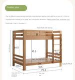 Beech, Birch Solid Wood Bunk Bed.