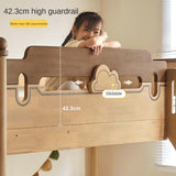 Rubber wood bunk bed.