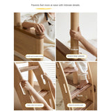 Rubber wood bunk bed.