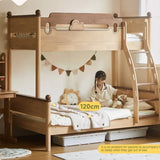 Rubber wood bunk bed.