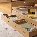 Rubber wood bunk bed.