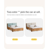 Beech Solid Wood Car Children's Box Bed<