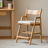 Oak Solid Wood Kids Chair Height-Adjustable.