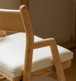 Oak Solid Wood Kids Chair Height-Adjustable.