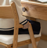 Oak Solid Wood Kids Chair Height-Adjustable.