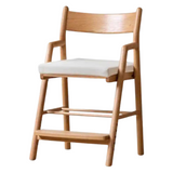 Oak Solid Wood Kids Chair Height-Adjustable.