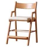 Oak Solid Wood Kids Chair Height-Adjustable.