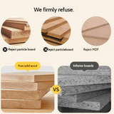 Beech, Solid Rubberwood Children's Clothing Rack