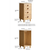 Solid Rubberwood Children's Wardrobe