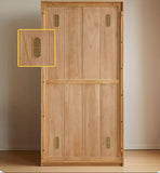 Solid Rubberwood Modern Kids Sliding Door Wardrobe