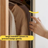 Solid Rubberwood Modern Kids Sliding Door Wardrobe