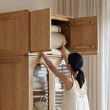 Oak Solid Wood Original Wood Style Children's Wardrobe