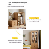 Oak Solid Wood Original Wood Style Children's Wardrobe