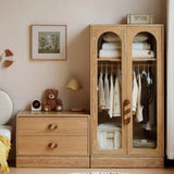 Oak Solid Wood Original Wood Style Children's Wardrobe
