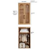 Oak Solid Wood Original Wood Style Children's Wardrobe