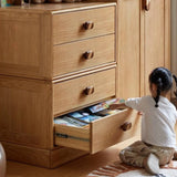 Oak Solid Wood Original Wood Style Children's Wardrobe
