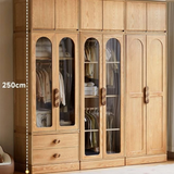 Oak Solid Wood Original Wood Style Children's Wardrobe