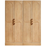 Oak Solid Wood Original Wood Style Children's Wardrobe