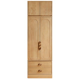 Oak Solid Wood Original Wood Style Children's Wardrobe