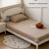 Rubber Wood  Children's Bed American Cream Style.