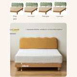 Beech Solid Wood Children's Modern Soft Bed